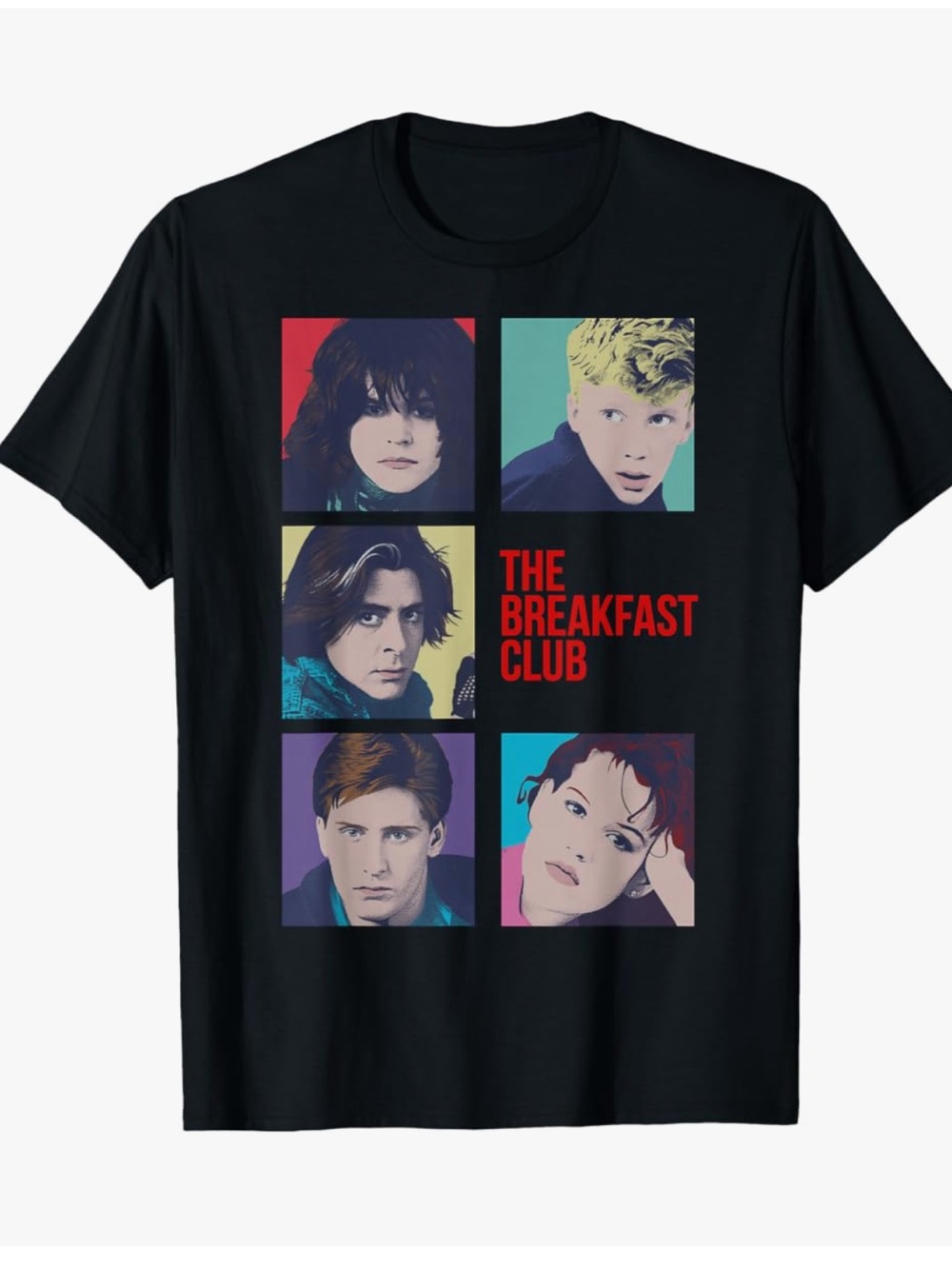 The Breakfast Club Black Graphic Short Sleeve Tee